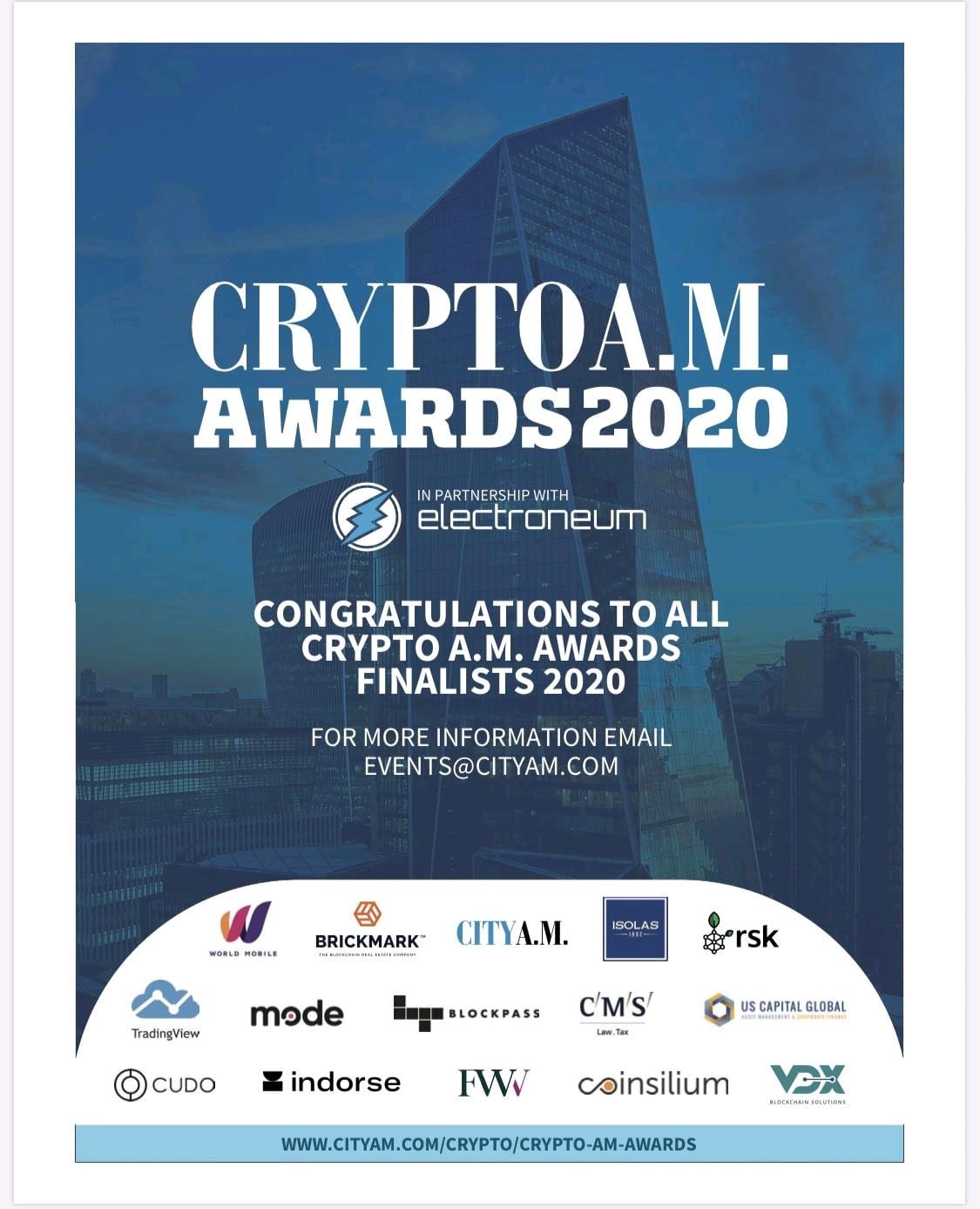 Joey Garcia shortlisted in International DLT Awards - Isolas